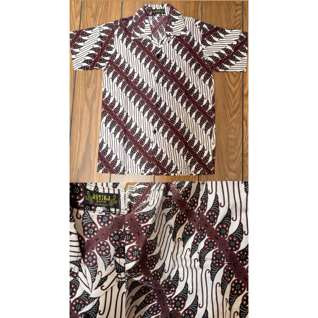 kemeja batik anak laki2