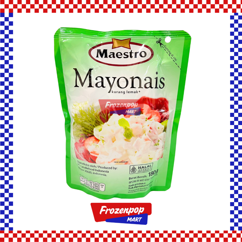 

Maestro Mayonais 180gr / Maestro Mayonaise Pouch 180gr