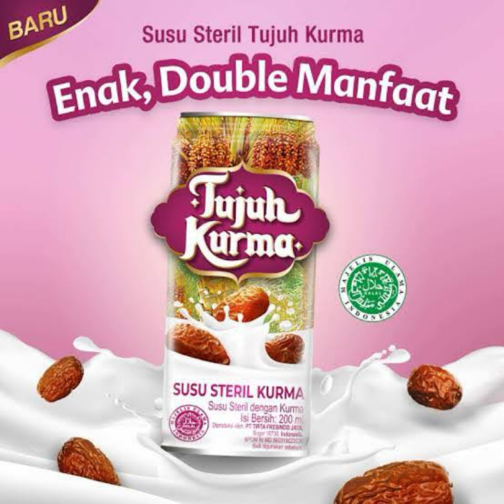 

Susu tujuh kurma 189ml 1 dus isi 12 kaleng