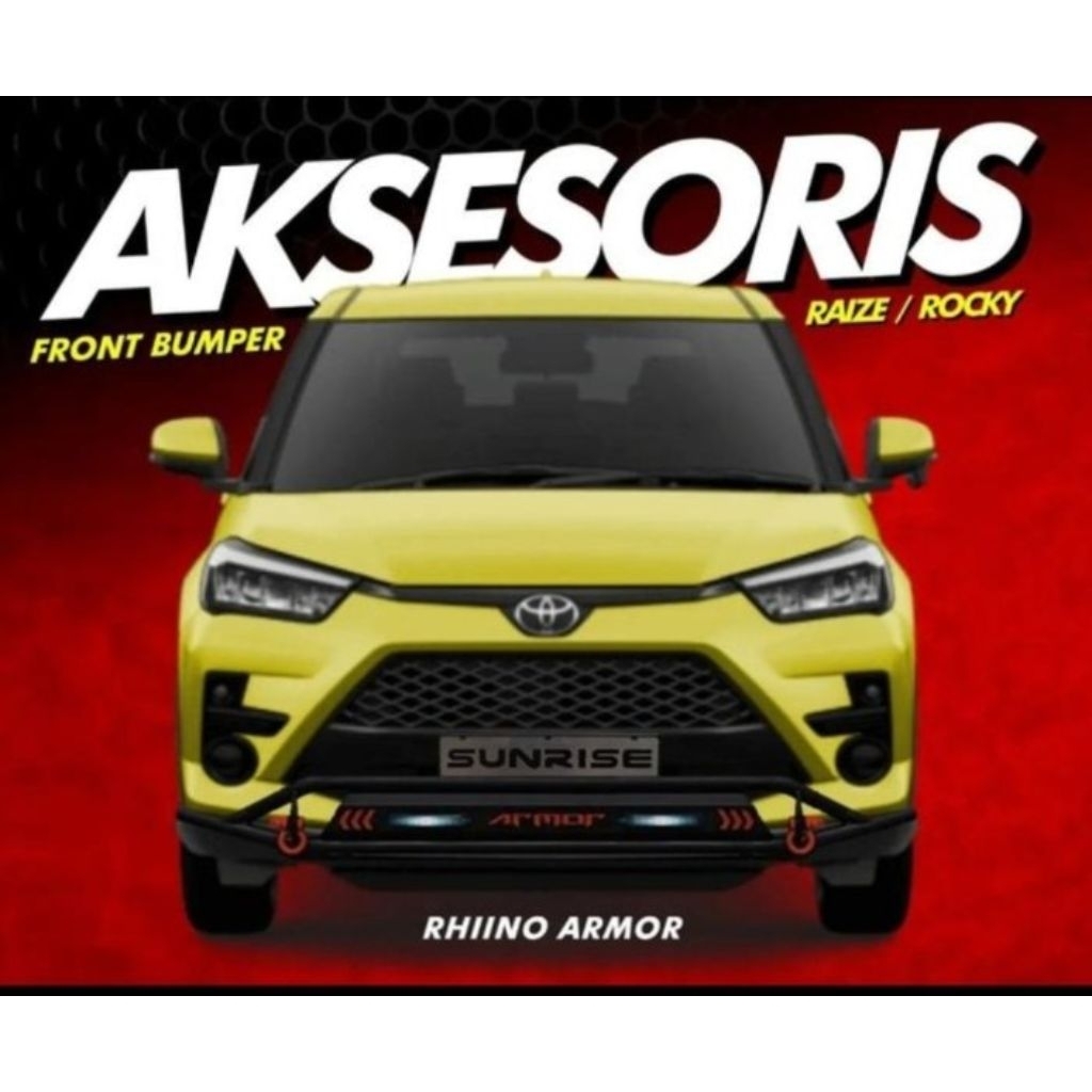 BEMPER DEPAN  RHINO ARMOR  RAIZE /ROCKY