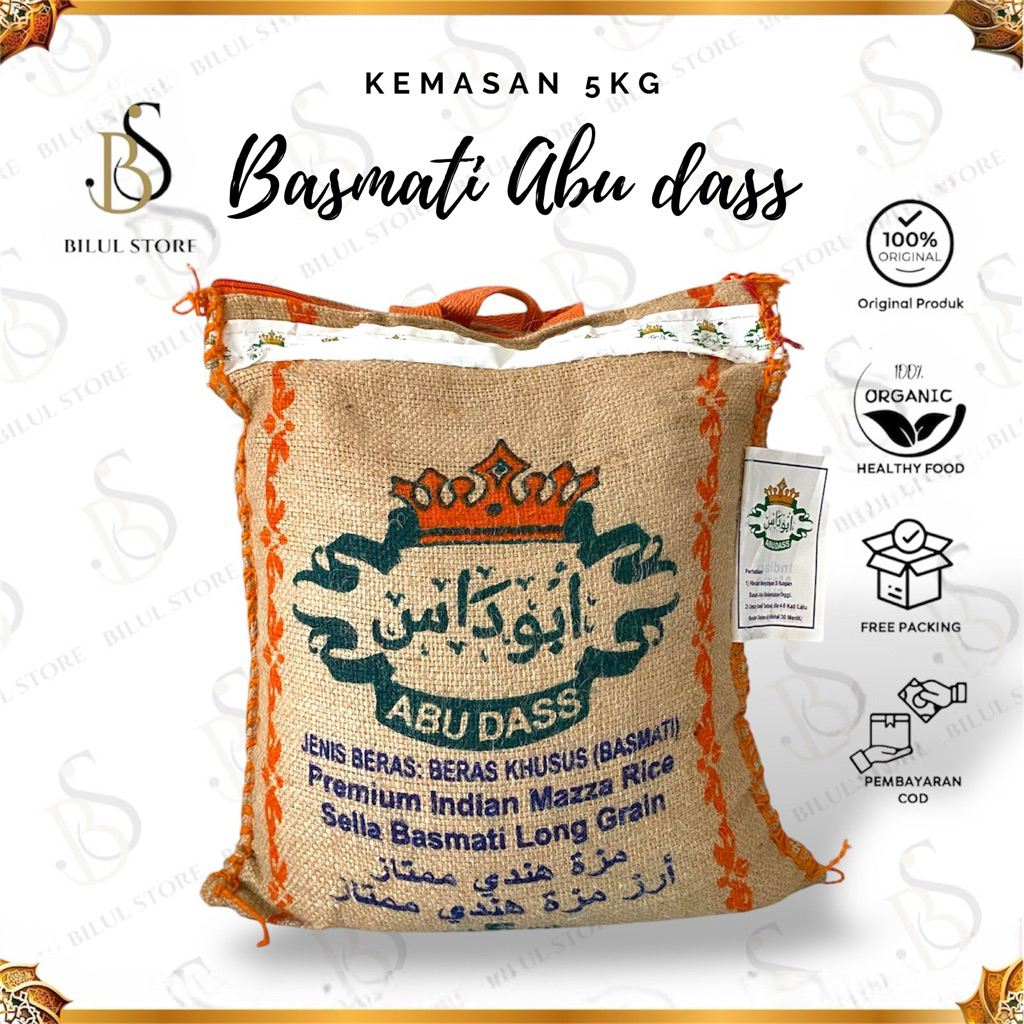 

Beras Basmati Abu Dass 5kg – Premium Indian Sella Basmati Long Grain