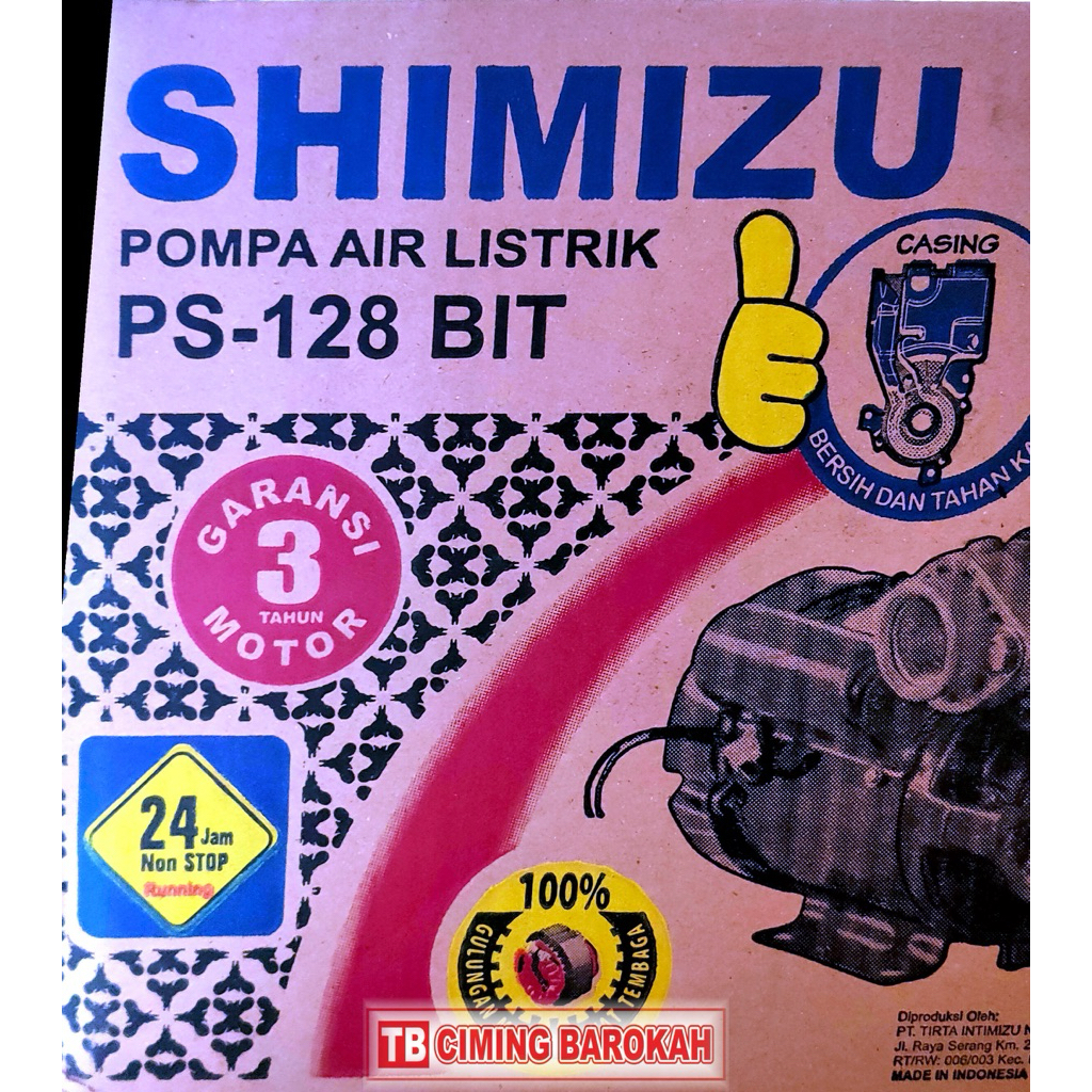 Pompa air shimizu 128bit
