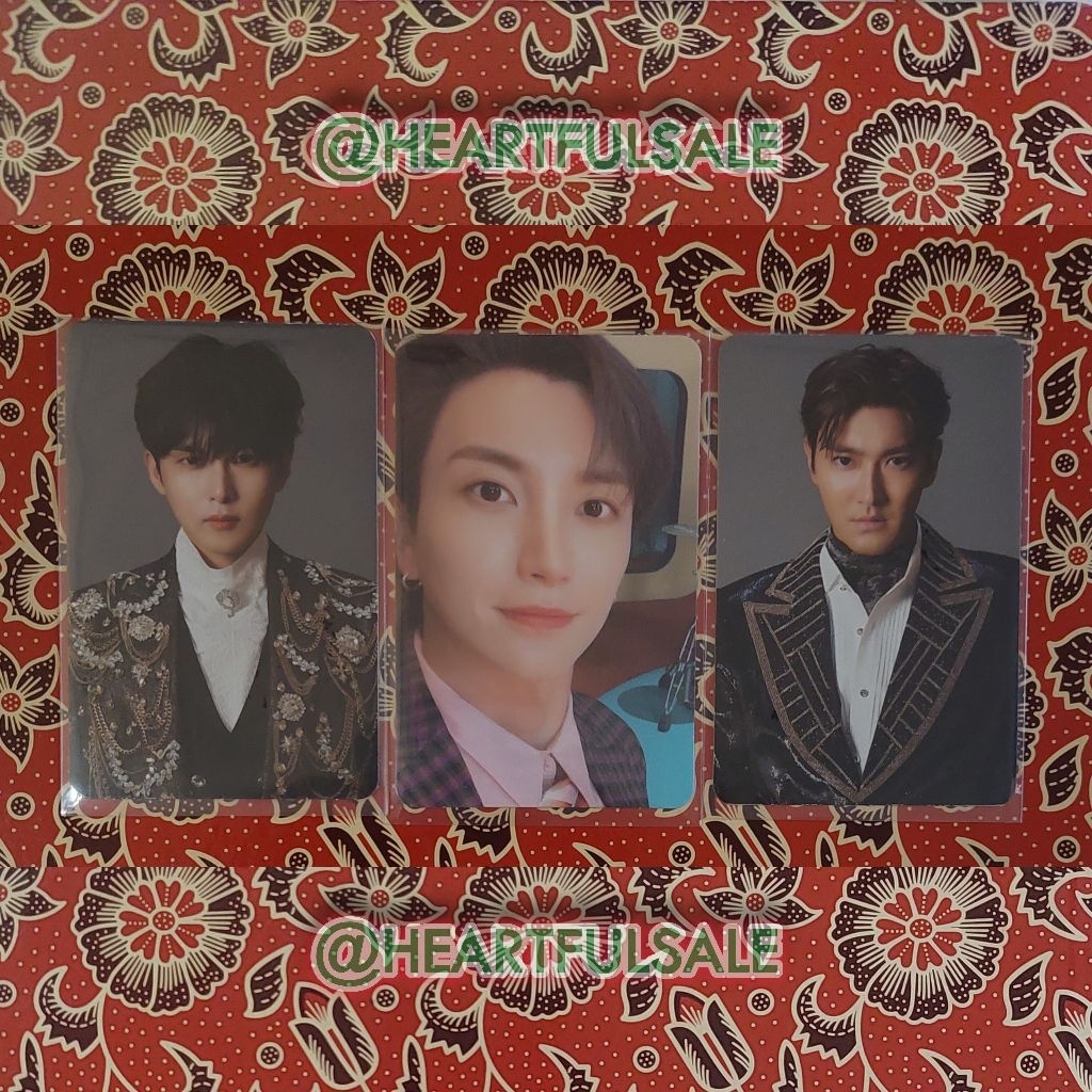 BELI = 100% DONASI UNTUK PALESTINA | PC PHOTOCARD LEETEUK YESUNG SHINDONG SIWON RYEOWOOK ALBUM SUPER