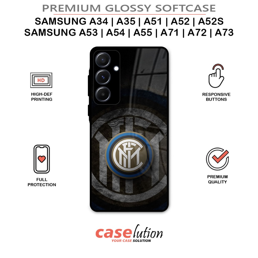 Glossy Softcase For Samsung A34 | A35 | A51 | A52 | A52S | A53 | A54 | A55 | A71 | A72 | A73 4G 5G [