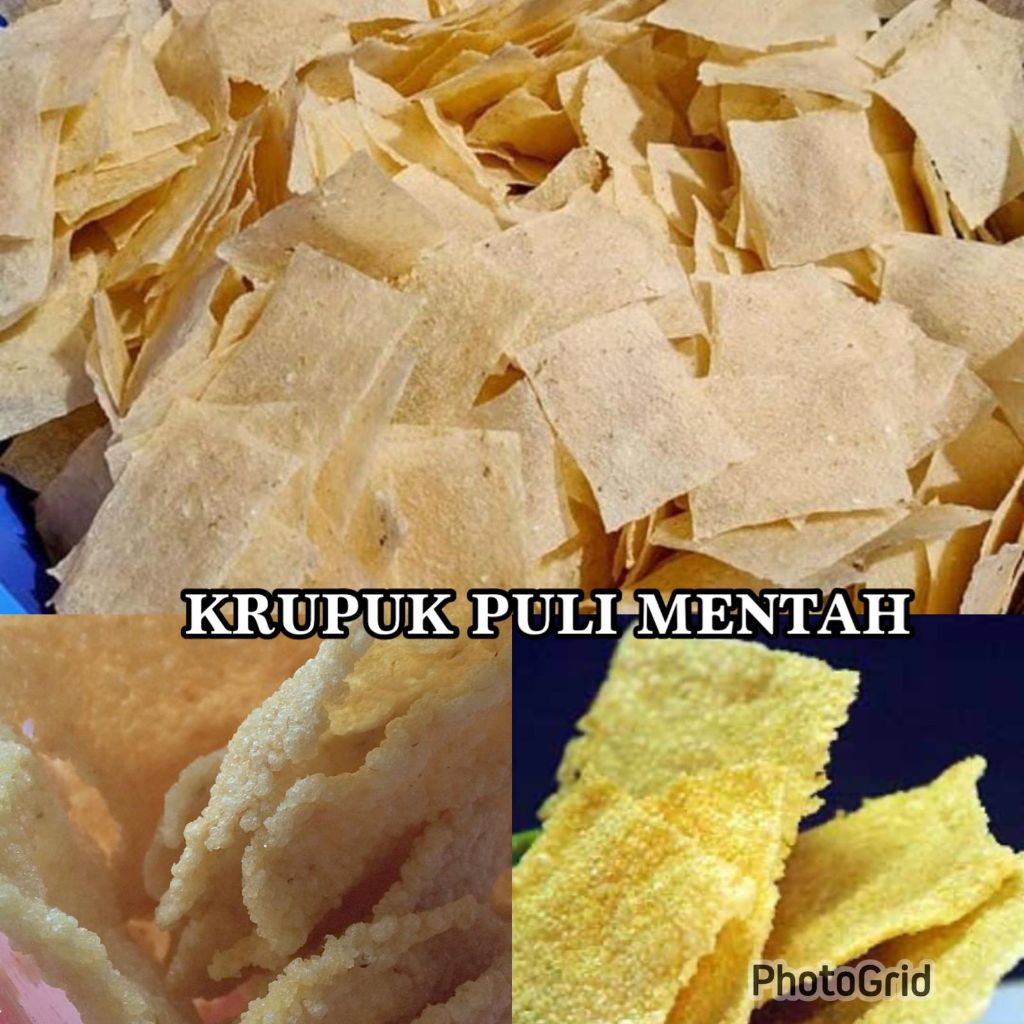 

KRUPUK PULI MENTAH / kerupuk nasi / kerupuk puli / Kerupuk Benang Raja / lempeng dan gendar / Intip Goreng / / kerupuk beras kemasan isi 500gr rasa gurih bikin nagih