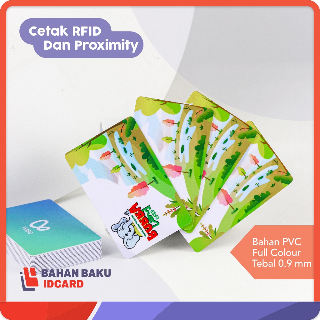 

Cetak kartu RFID card 13.56MHz / Kartu Absen PROXIMITY EM4100/ Kartu Parkir smart card