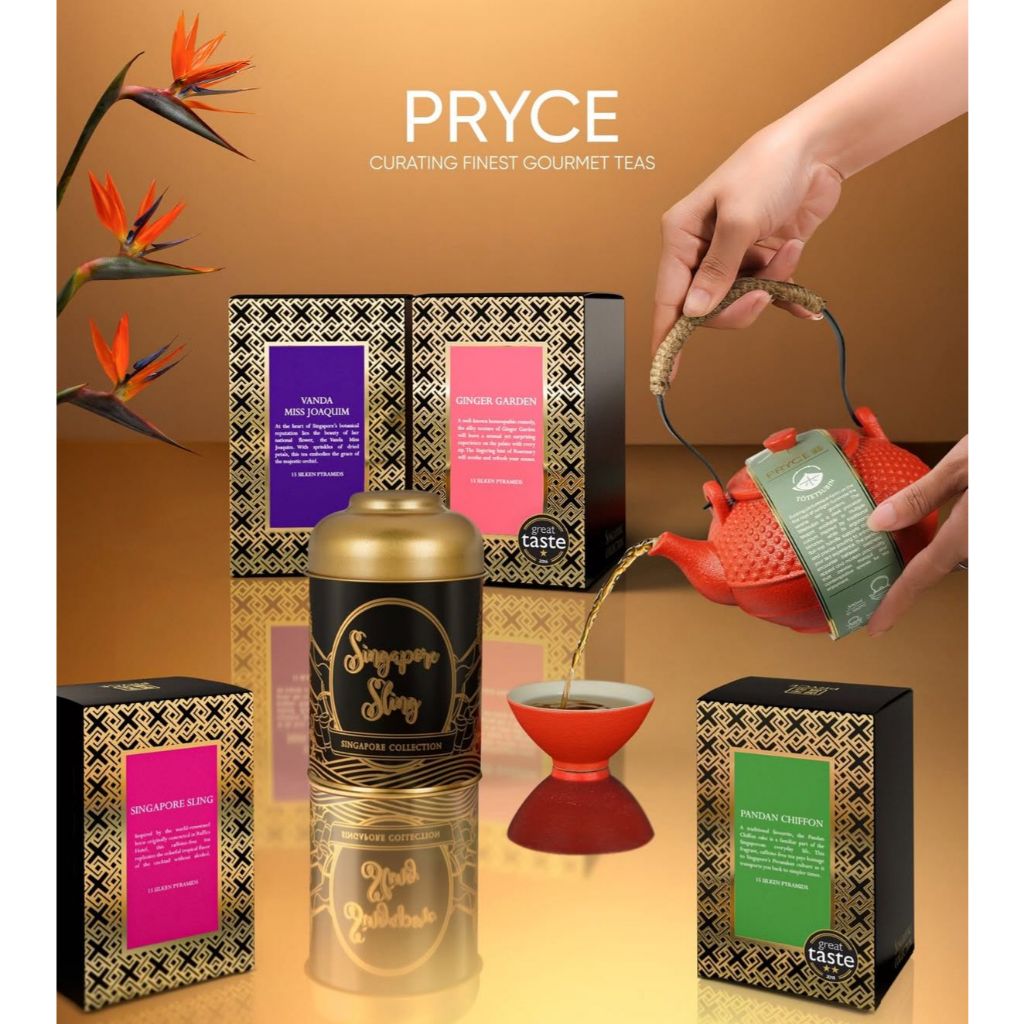 

Pryce tea high end cotton teabags tea from Singapore assorted flavors. Tea served business class and 5 star hotels.modern premium tea brand not twg
