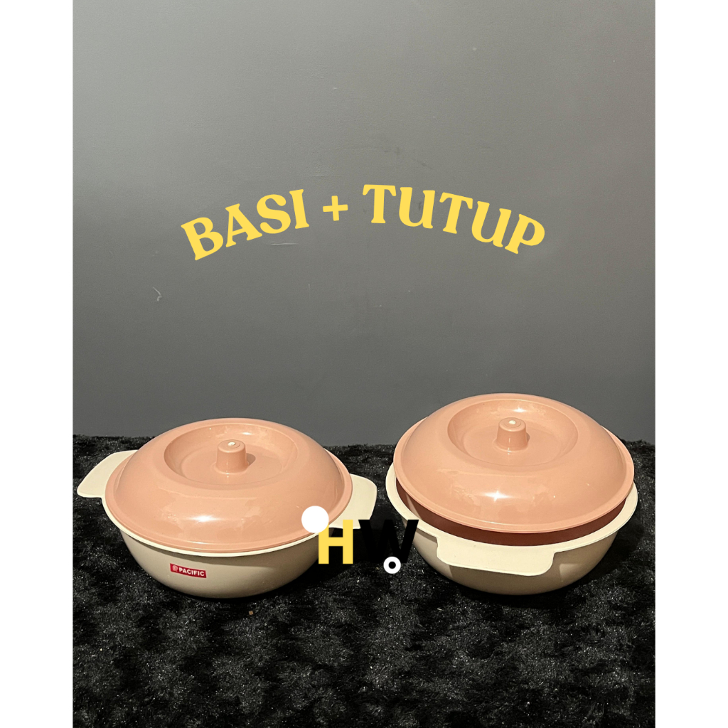 Basi Tutup Viviann Mocca Basi Bulat + Tutup Plastik Vivian Pasific