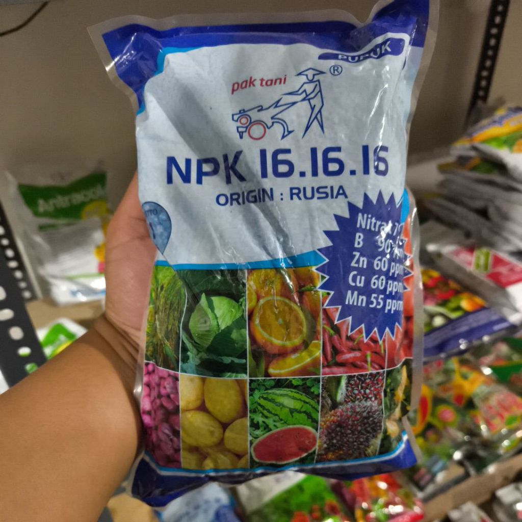 NPK RUSIA 16 16 16 1 KG (PAK TANI)
