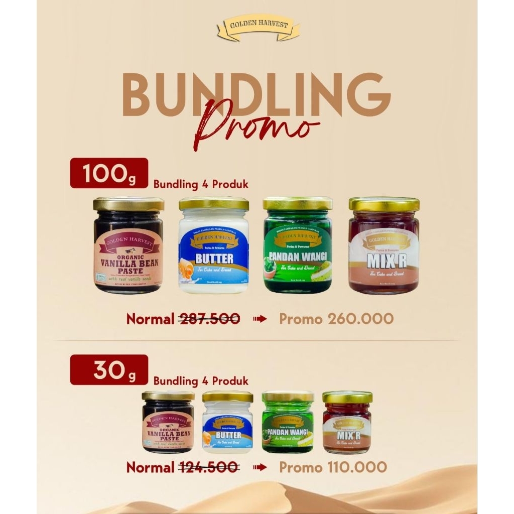 

PROMO BUNDLING GOLDEN HARVEST