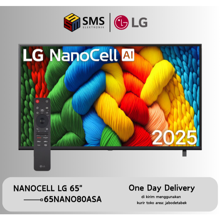 LG 65NANO80ASA Smart TV LG 65 inch NanoCell 4K UHD TV LG 65" 65NANO80