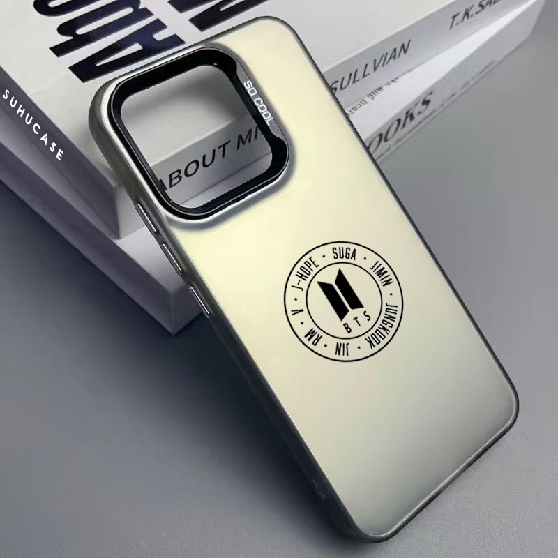 Softcase hp Motif Logo BTS ARMY KPOP untuk Realme 5 C31 C35 C53 C20 C11 2020 C11 2021 C15 C12 C21 C3