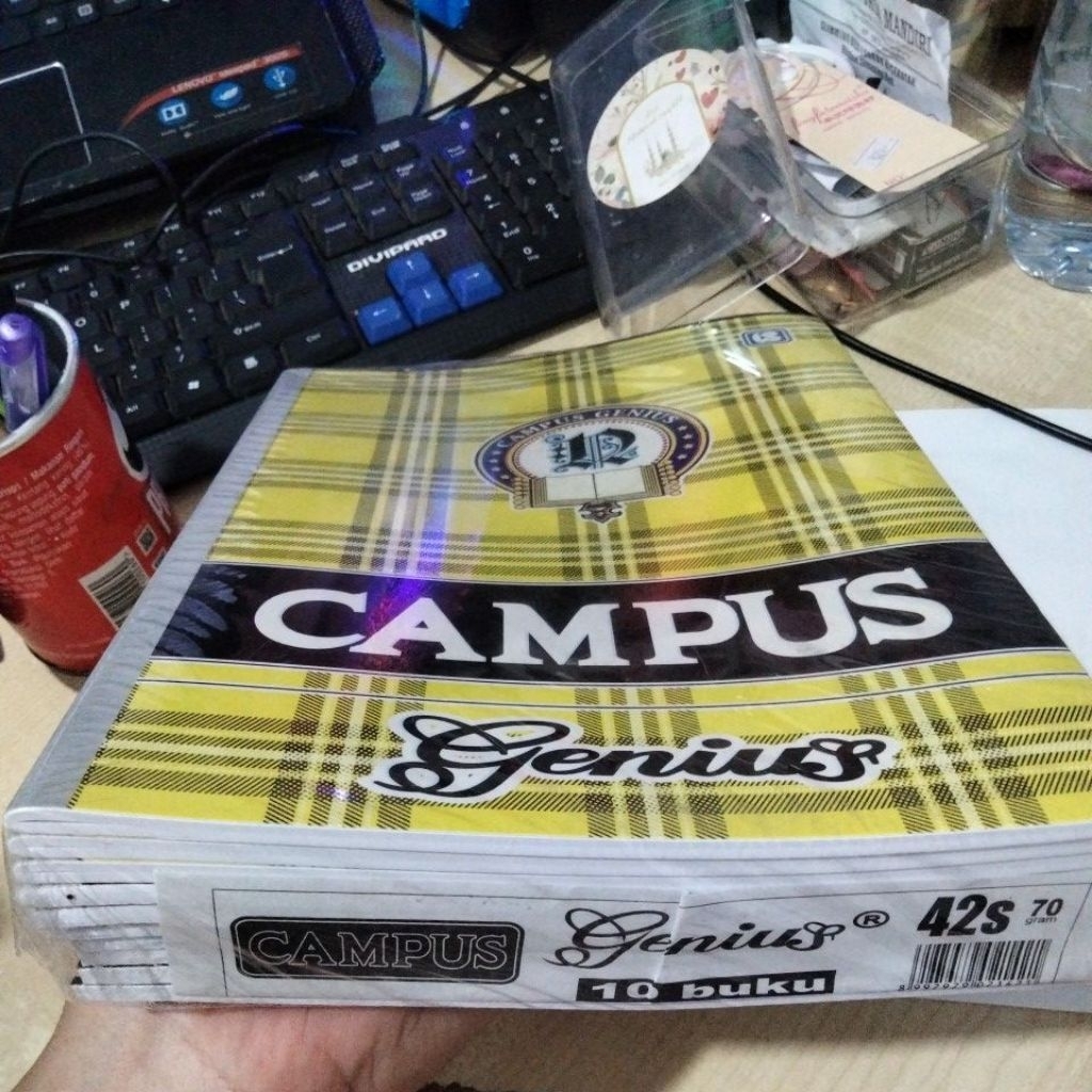 

Buku Campus merk Genius 42lb isi 10 buku