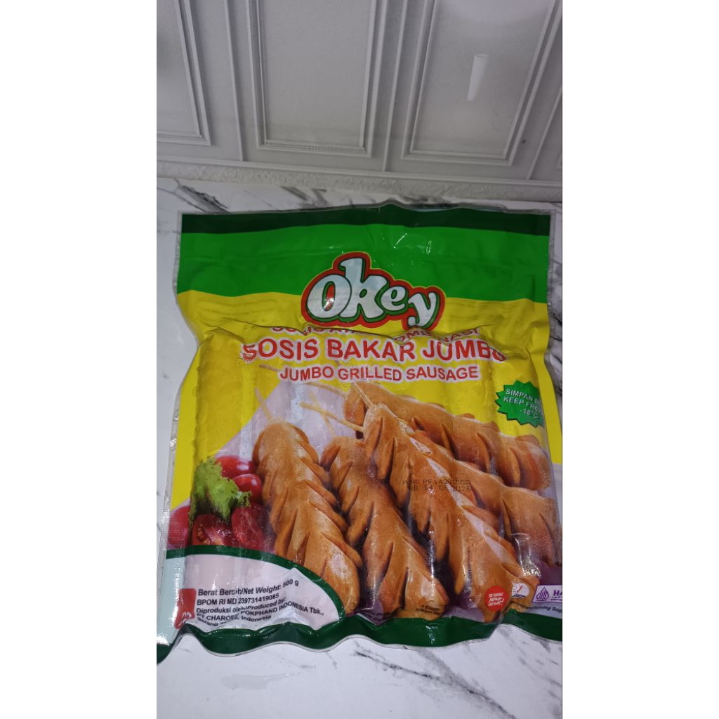 okey sosis bakar jumbo kombinasi 500gr OKEY SOSIS Bakar 500gr