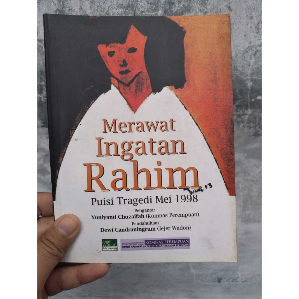 [BERUANG PRELOVED] Buku Merawat Ingatan Rahim, Puisi Tragedi 1998