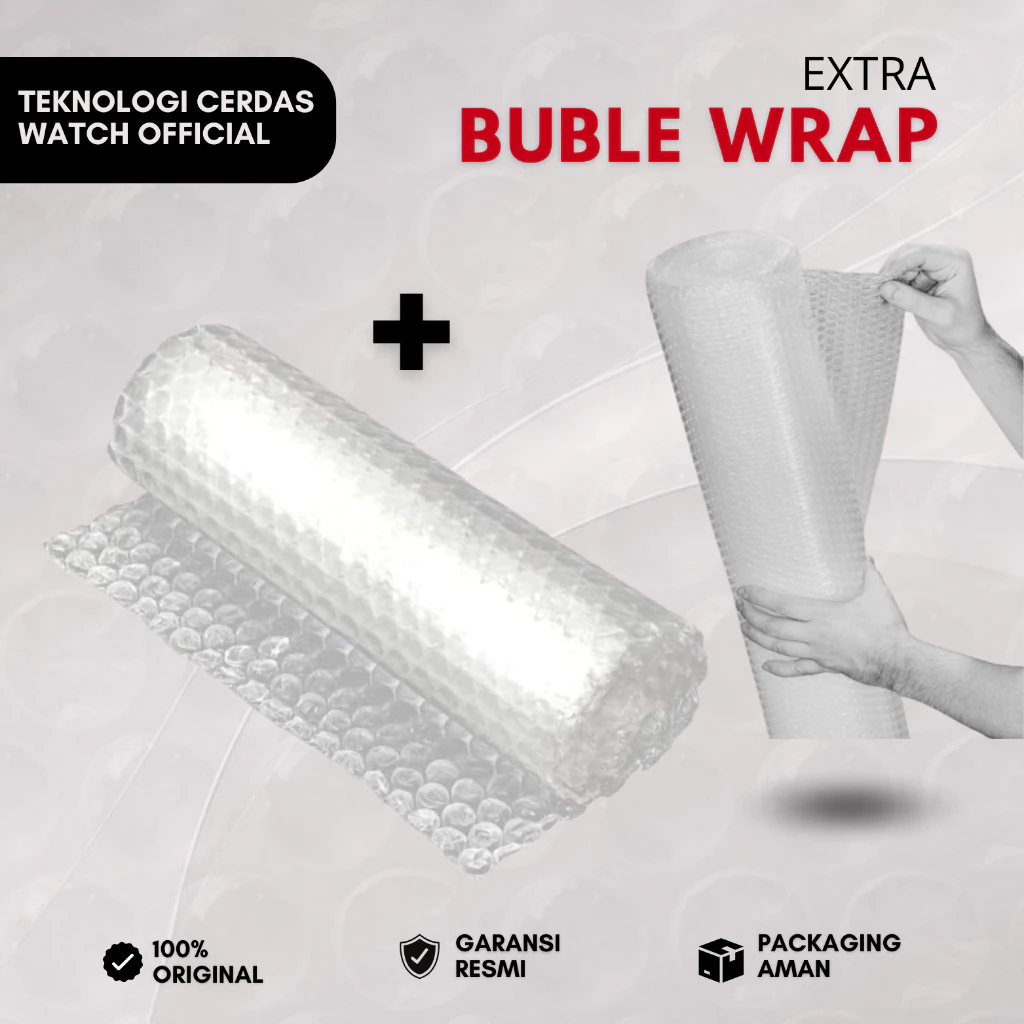 

Tambahan bubble wrap menjamin keamanan produk Maksimal satu