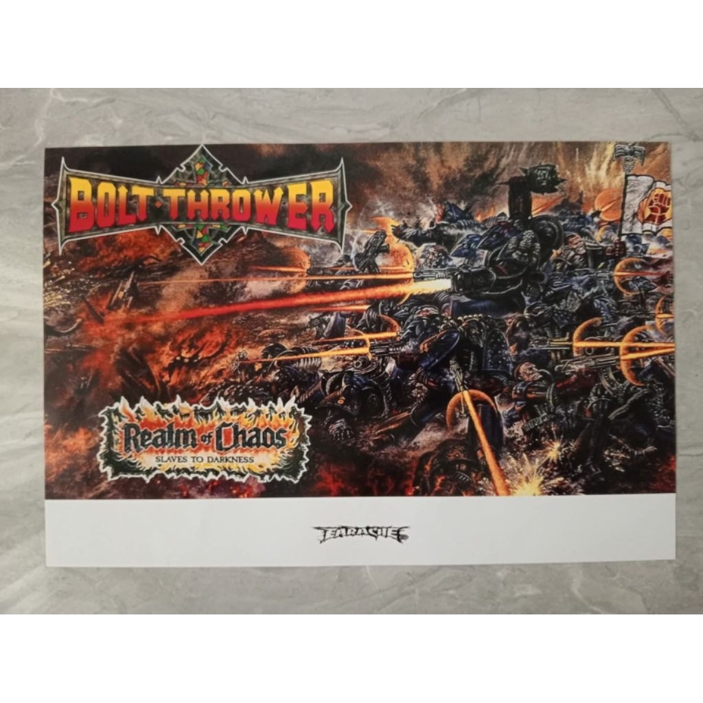 Bolt Thrower Poster | Bolt Thrower Realm of Chaos | Poster Band
