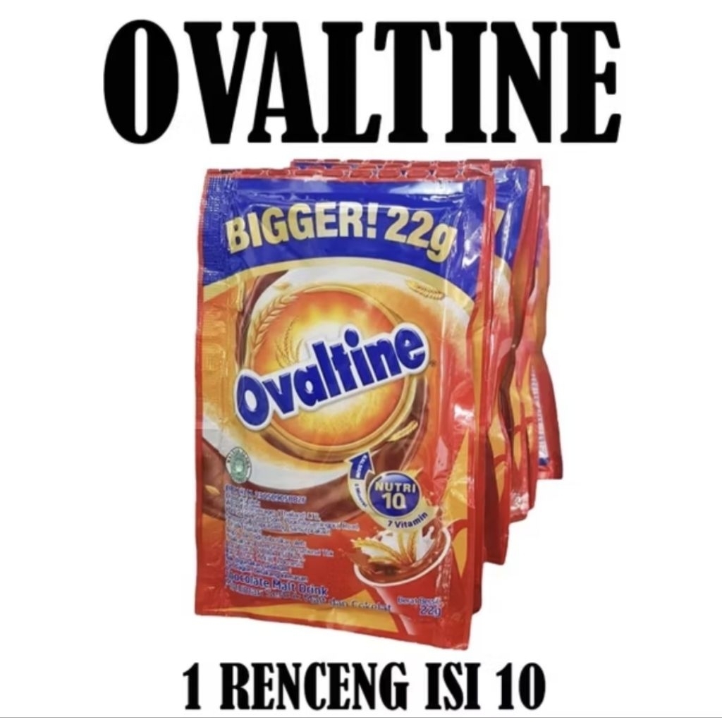 

Ovaltine Chocolate Malt Drink Minuman Serbuk Coklat isi 10 sachet