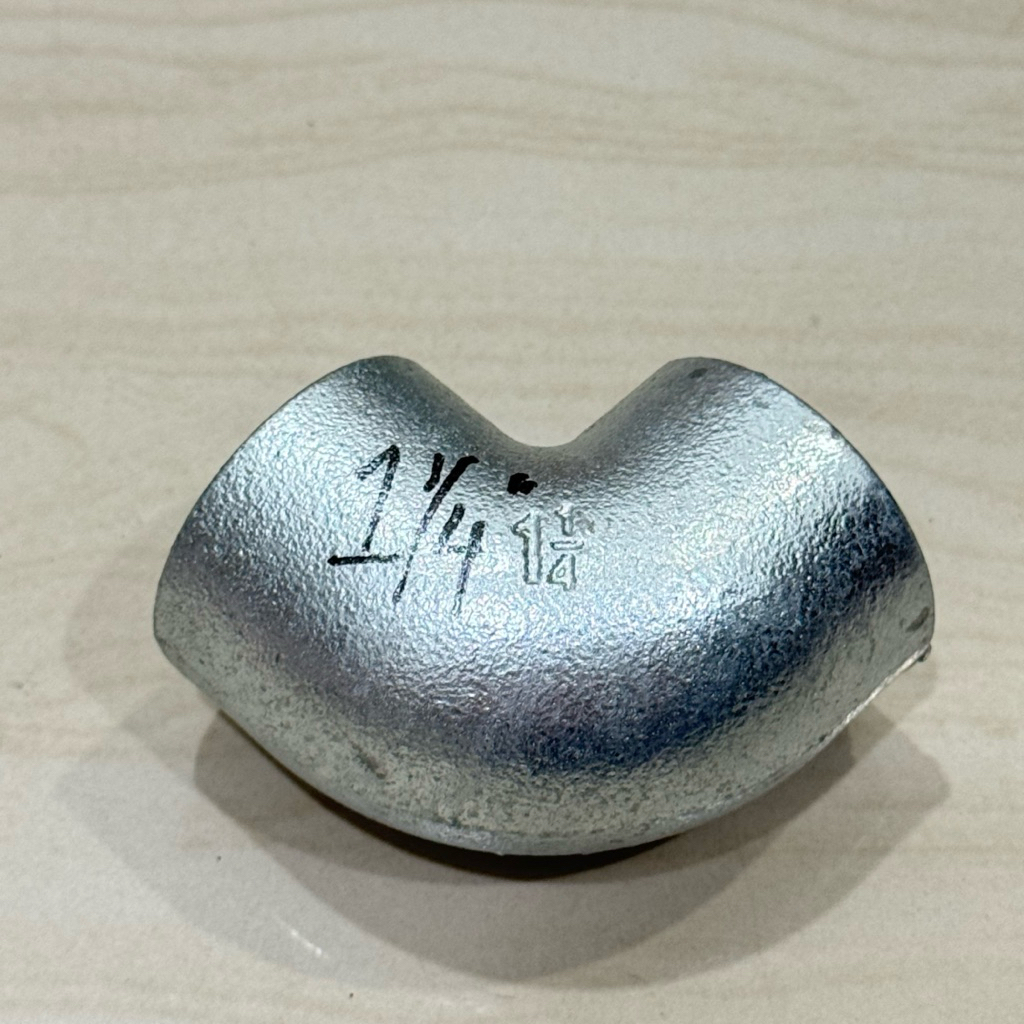 (HARGA 1buah ) Elbow besi galvaniz 1-1/4” drat dalam 1.25” inci derat elbo keni kni knee kne bengkok