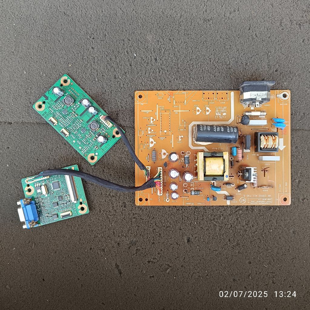 Mb mobo mainboard dan psu asli cabutan monitor BENQ GL2230-B GL2230A original