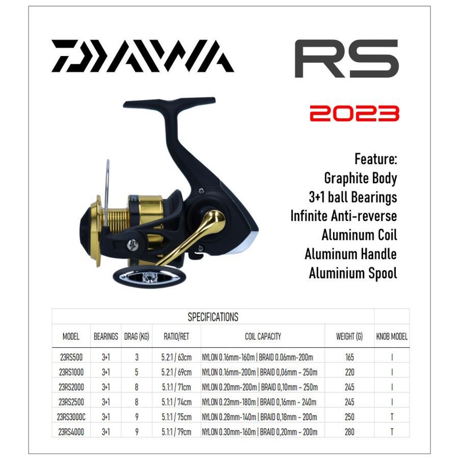 Gulungan Senar Rell Reel Daiwa RS 1000 Model 2023 - 1000