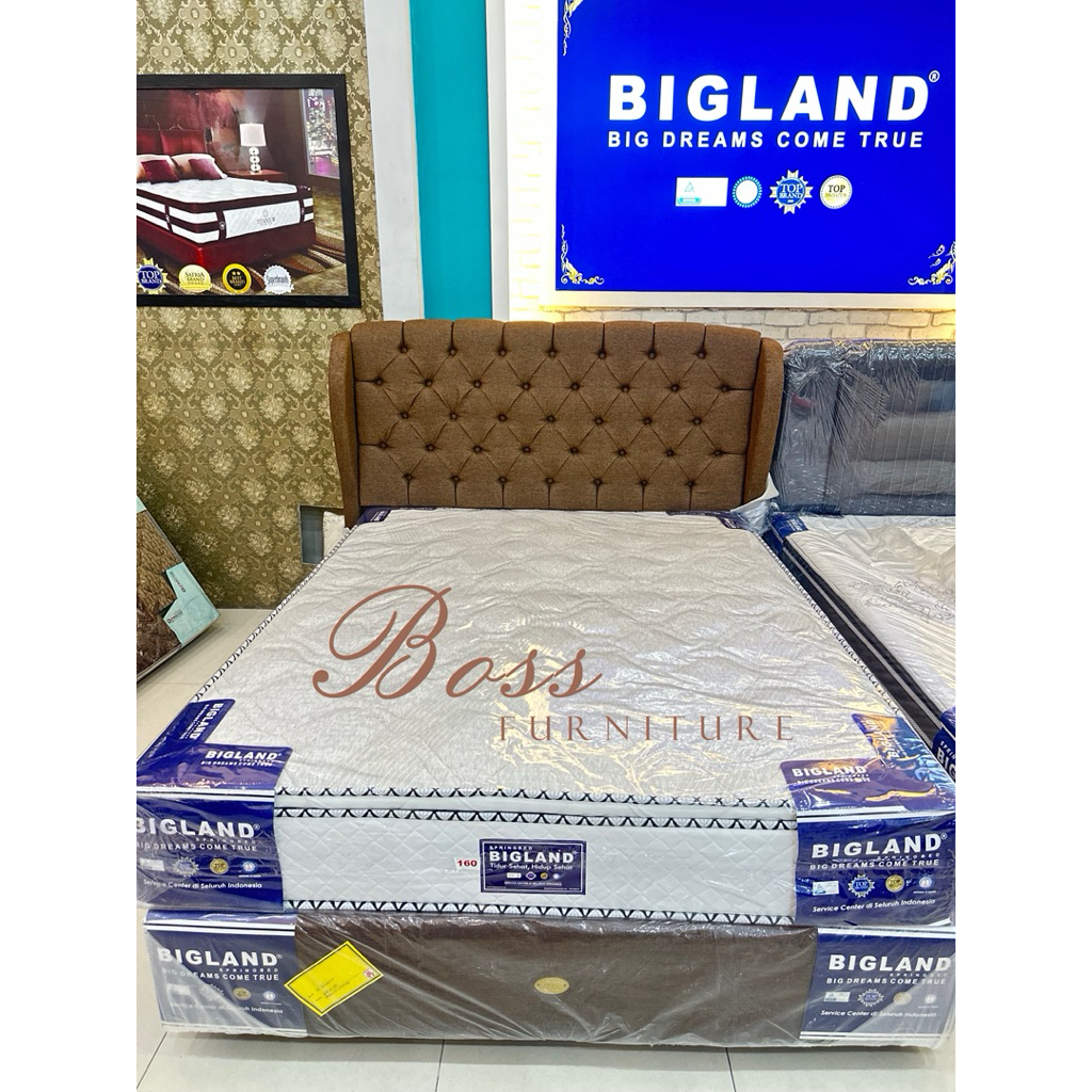 SET Springbed Bigland Mattrass Super Deluxe PROMO