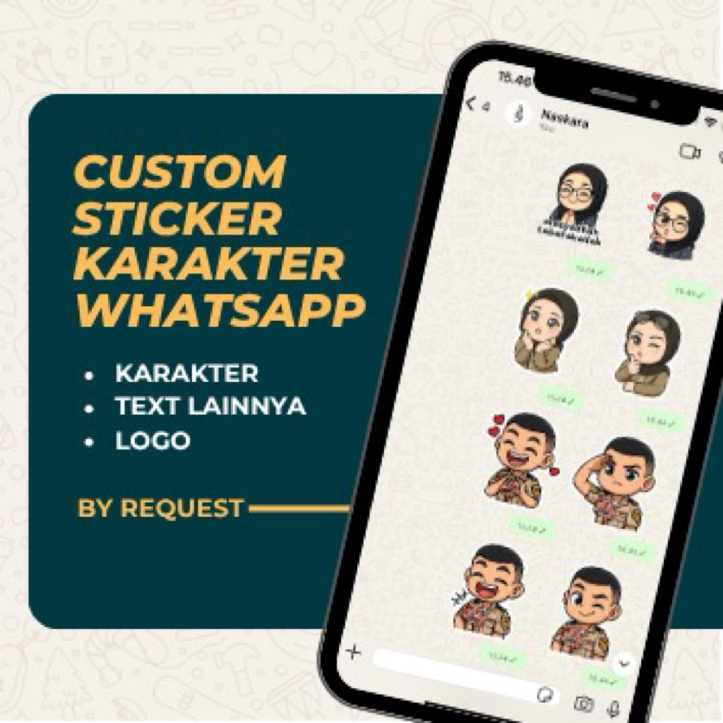 

Custom Stiker Karakter WA