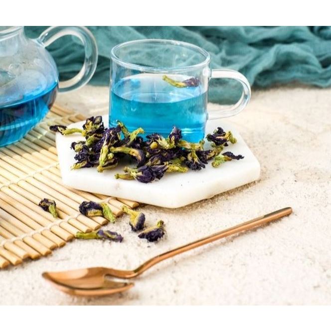

(skn) Bunga Telang Kering Organik 20 & 10 Gr Talang Teleng betterfly pea flower Clitoria ternatea minuman herbal kesehatan