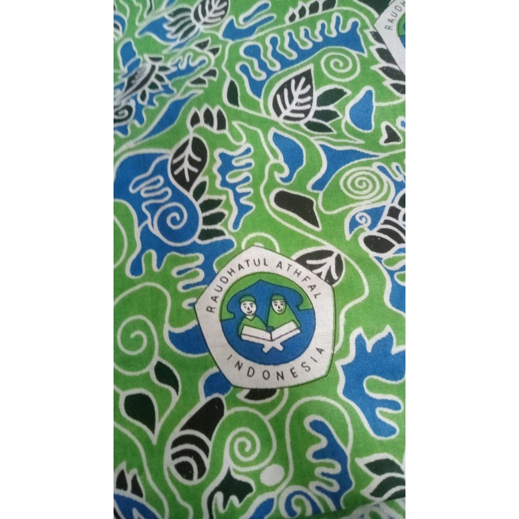 BATIK RA RAUDHATUL ATHFAL lengan panjang pria/wanita