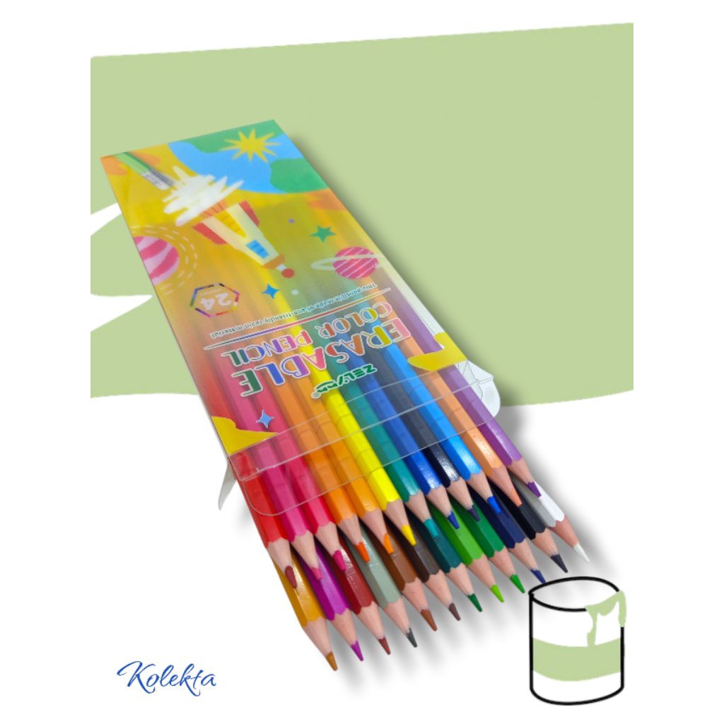 

Erasable Color Pencil Pensil Warna