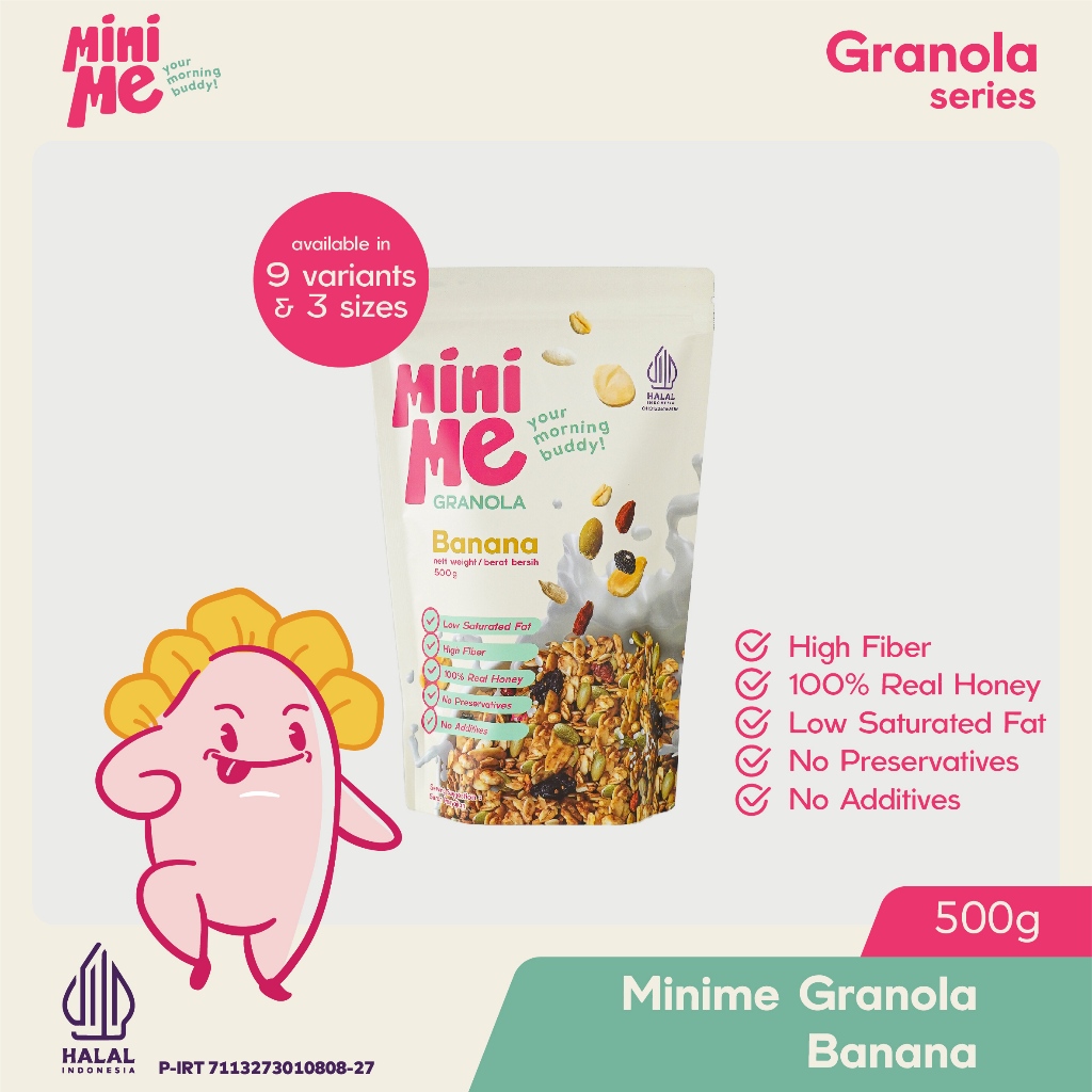 

MINIME Granola - Banana 500gr