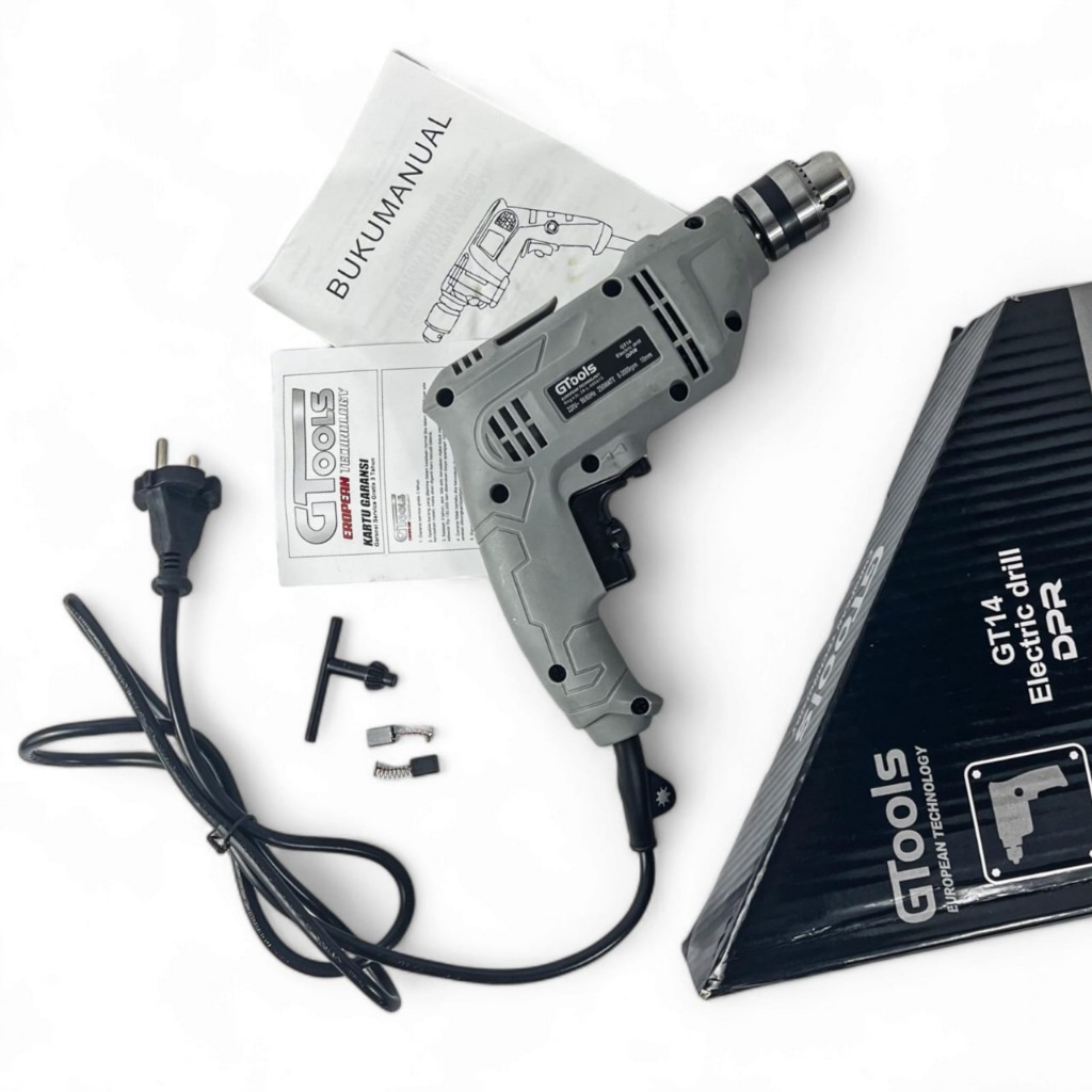 Bamboogrove_ Gtools Bor Listrik 10Mm 250W Type Gt14+ Gtools Eropa Garansi 3Thn 3000Rpm