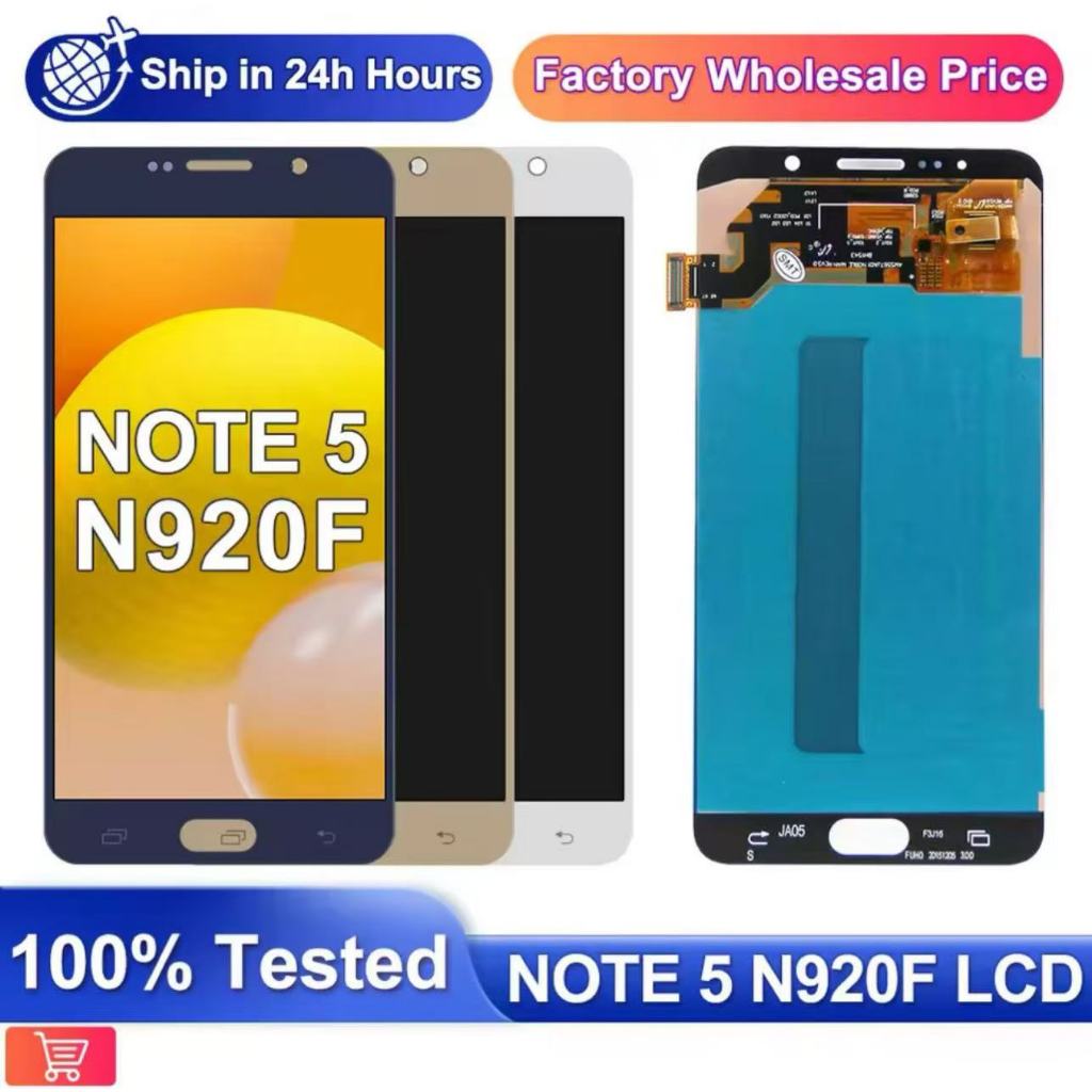Original For SAMSUNG Note 5 N920F LCD Display Touch Screen Digitizer For Samsung Note 5 N920 LCD Ass