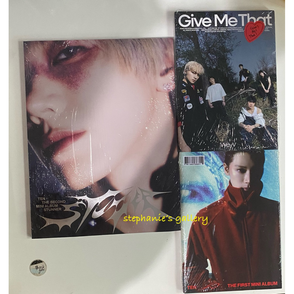 photobook ten stunner give me that wayv sealed