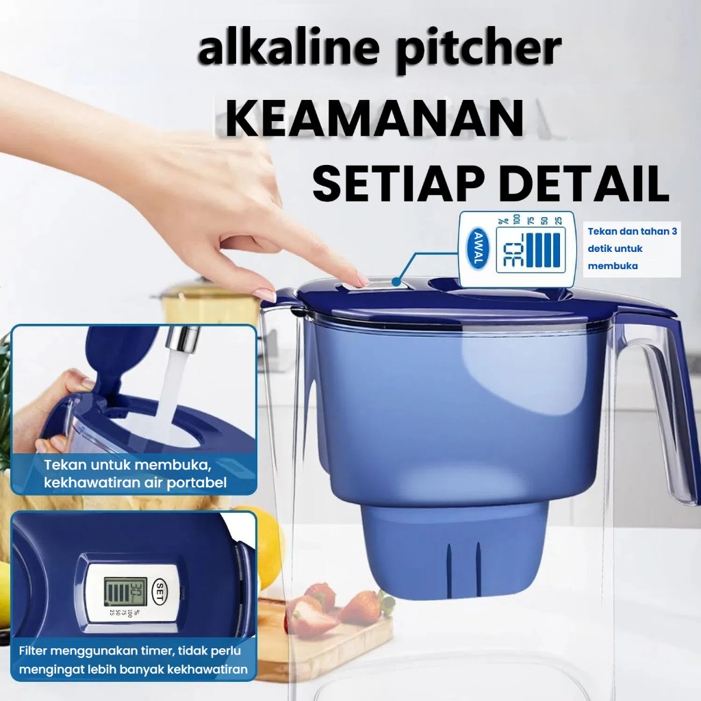 TEKO ALKALINE , Alkaline water filter pitcher