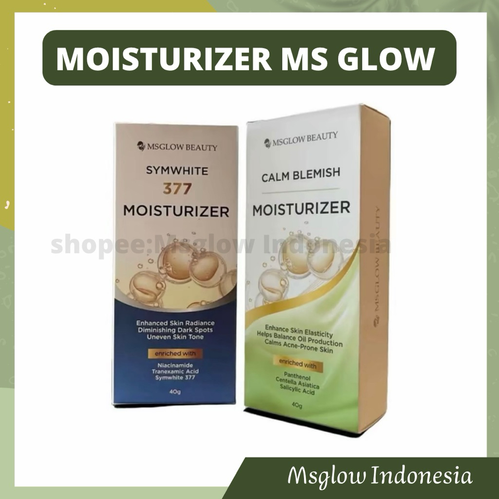 MOISTURIZER MS GLOW / MOISTURIZER SYMWHITE 377 MS GLOW / CALM BLEMISH MOISTURIZER MS GLOW