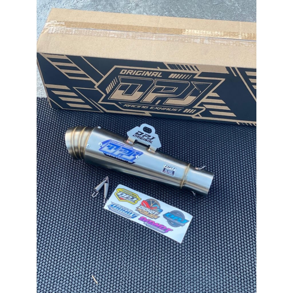 silincer dpj original type keong titan emblem new saringan 1/2 inlet 50inch