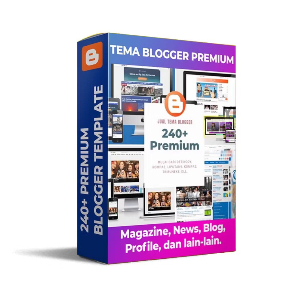 TEMPLATE TEMA BLOGGER BLOGSPOT DETIK KOMPAS HIPWEE JALAN TIKUS TRIBUN DLL