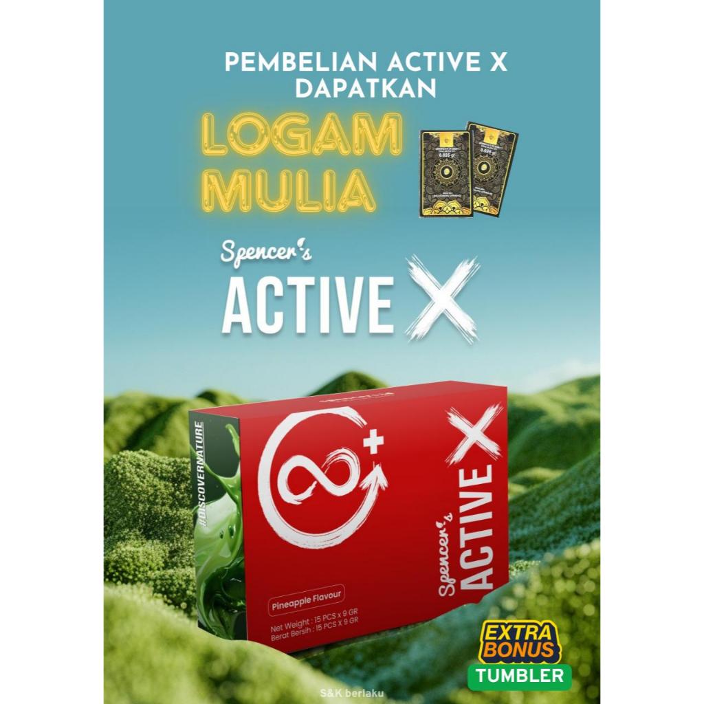 

Spencer's Supergreen Active X - Pineapple Flavour