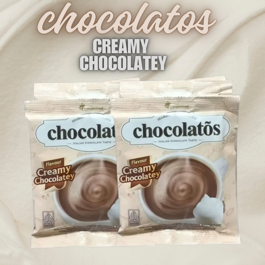 

chocolatos cremay cocolatey kemasan sachet 1renceng isi 10 sachet