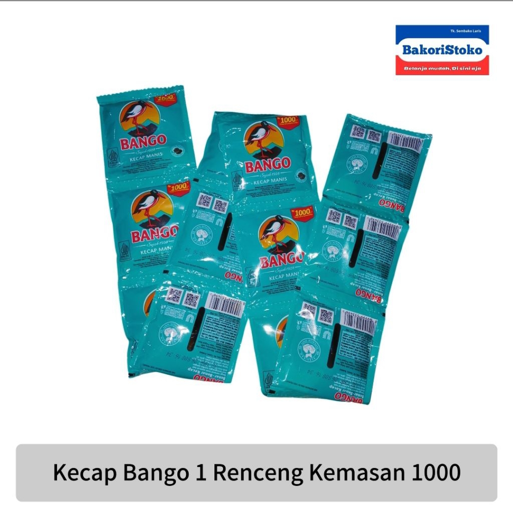 

Kecap Manis Bango isi 12 Sachet / Kecap Manis Bango 1Rencheng