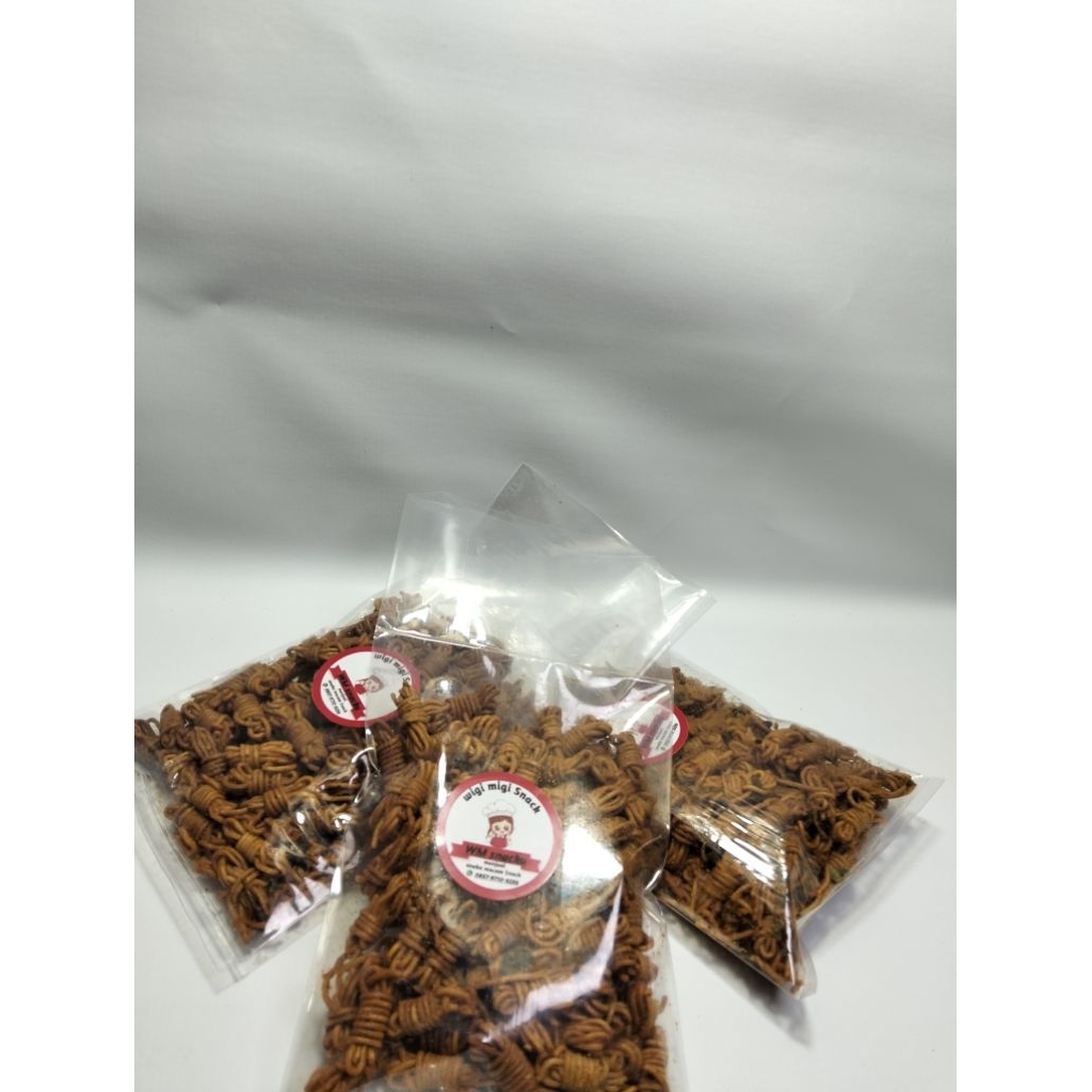 

mie gulung,mie kuwel 500 gr pedas daun jeruk