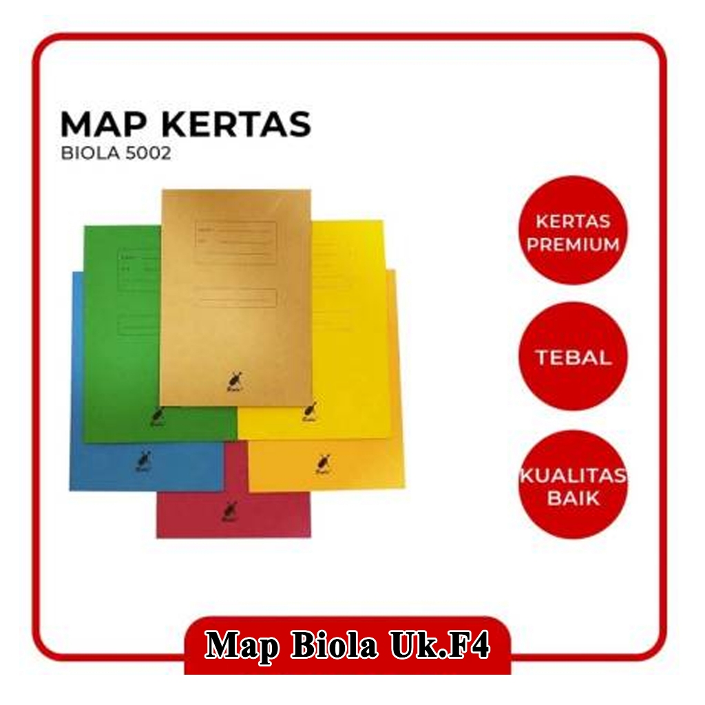 

Stopmap BIOLA ukuran Polio/F4 Semua Warna