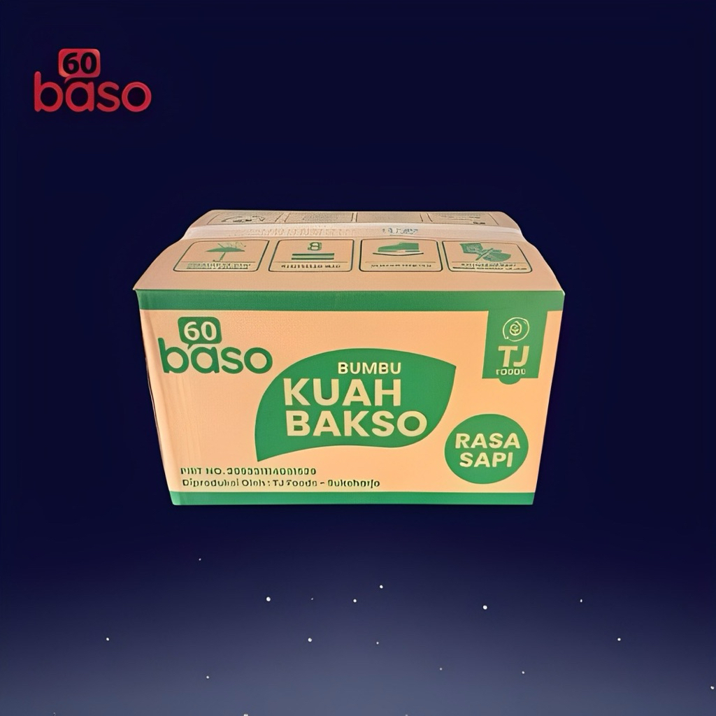 

Bumbu kuah bakso 8gr, satu dus isi 720pcs