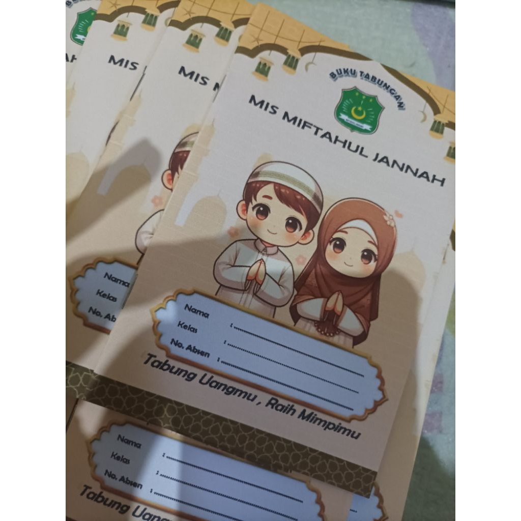 

BUKU TABUNGAN PLUS SPP CUSTOM ISI 100PCS