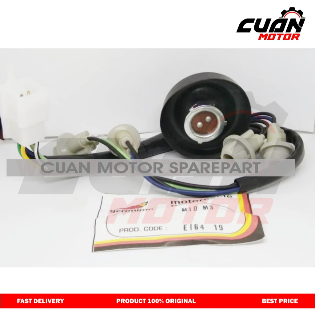 PITTING LAMPU DEPAN MIO M3 125 GERONIMO  SOKET LAMPU DEPAN  FITTING LAMPU