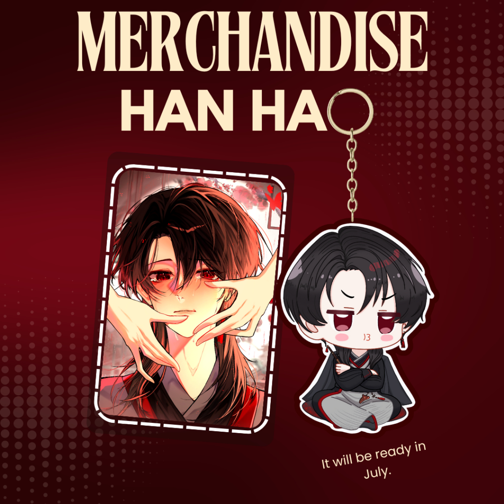 Merchandise Official Vtuber Han Hao | Keychain Vtuber | PhotoCard Vtuber