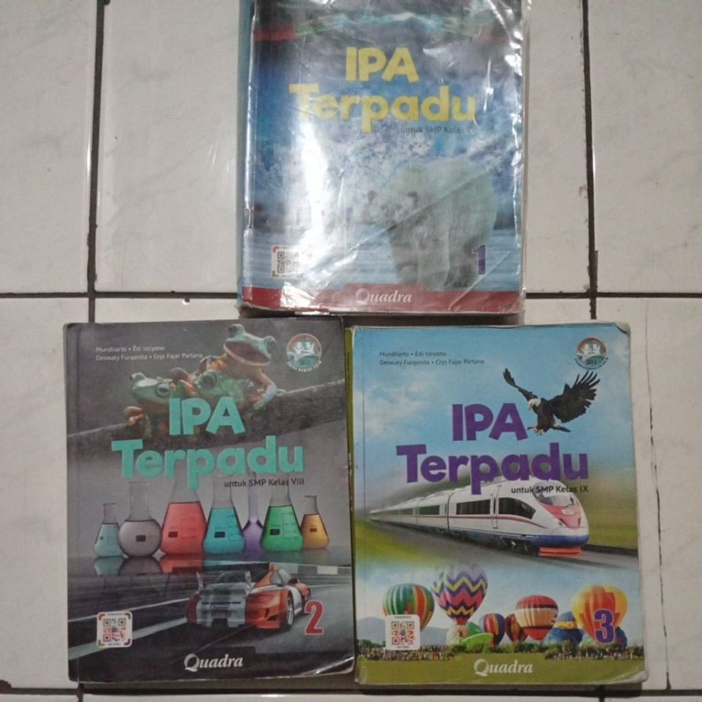 ORI : IPA - IPS Terpadu Quadra 1, 2, 3 untuk SMP kelas 7, 8, 9