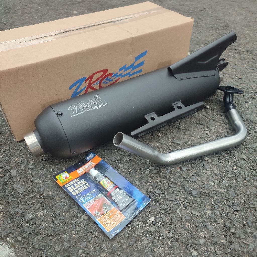 Knalpot ZRC Baet / Scoopy Tabung Vario Copy Cms By ZRC