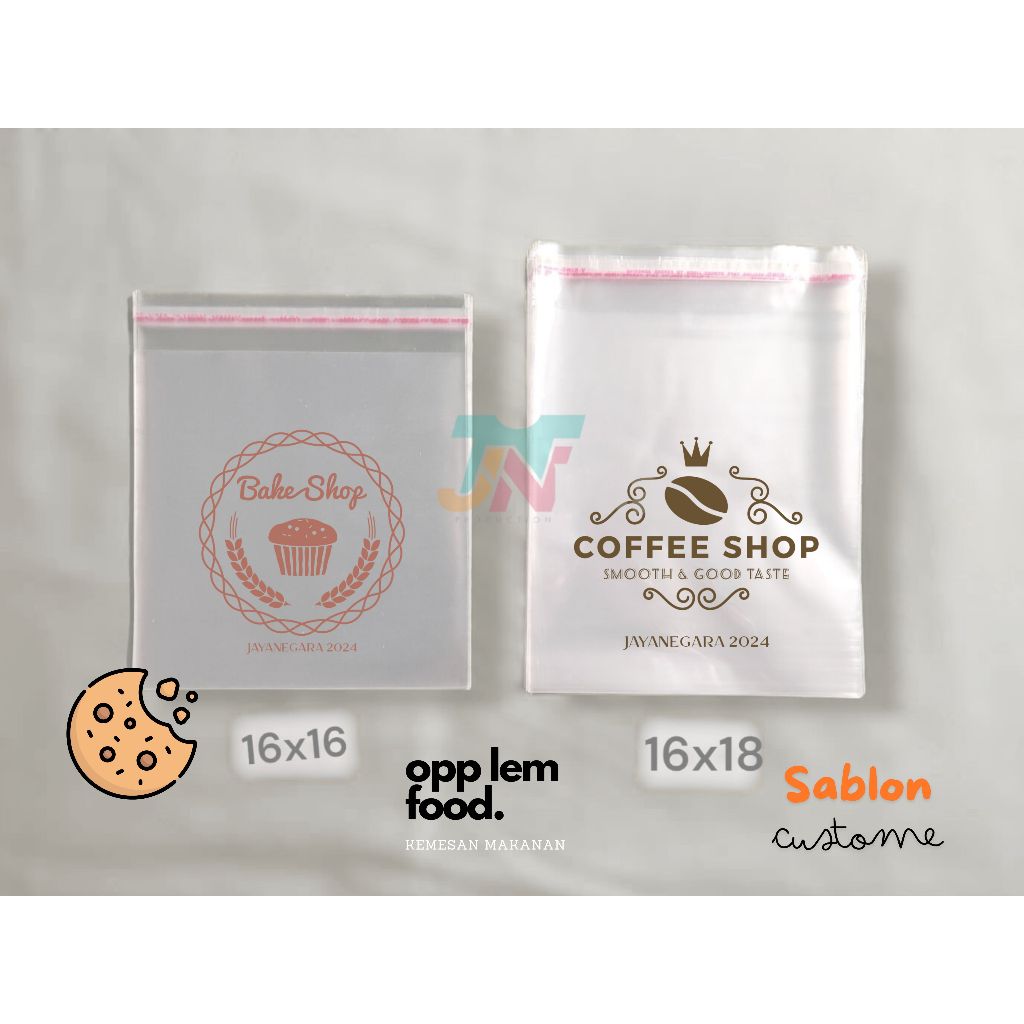 

Plastik opp sablon 16x16 & 16x18 logo custome